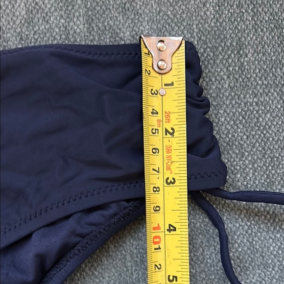 Navy Blue High-Waisted Bikini Bottom - Picture 7 of 7